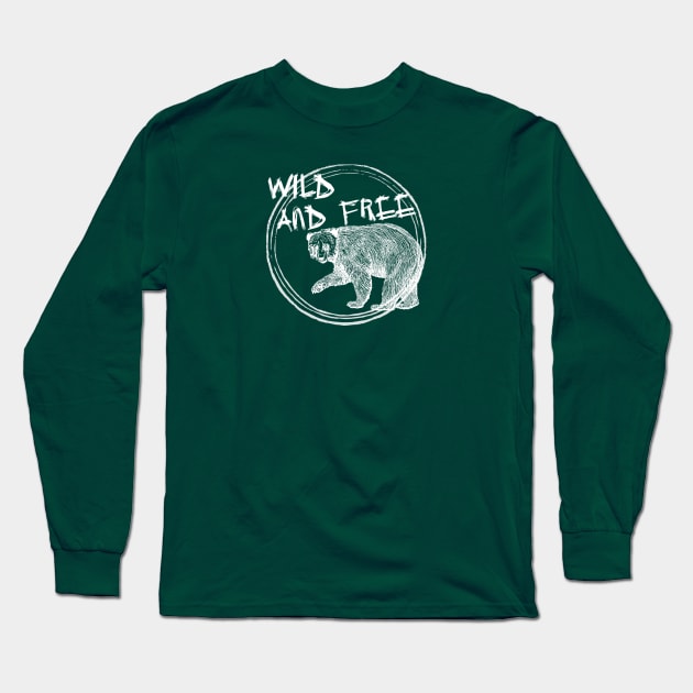 Wild and Free (W3) Long Sleeve T-Shirt by Madblossom